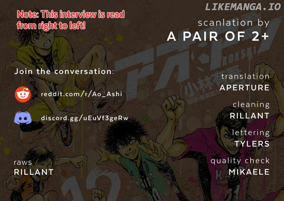 Ao Ashi, Chapter 393.5 image 1
